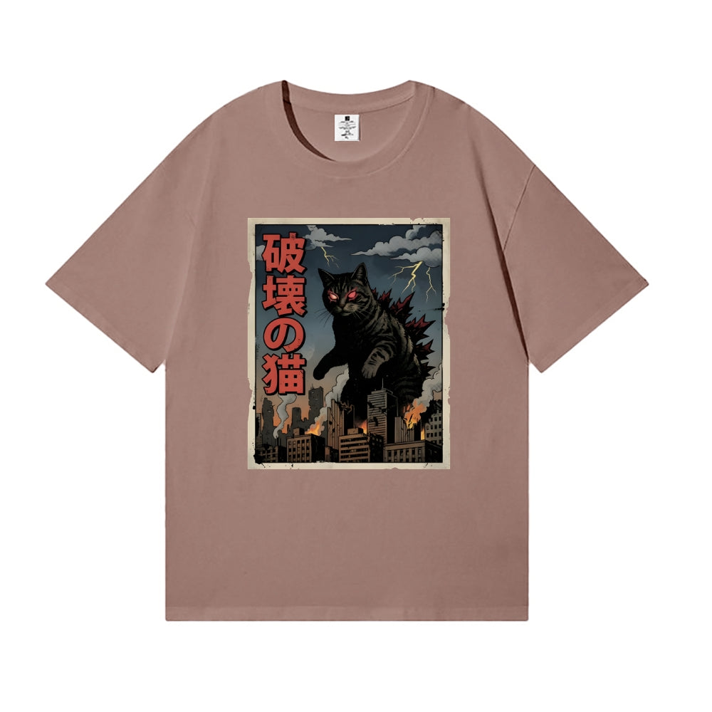 Kaiju Cat Japanese Style Classic Tee