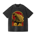 Kaiju Vintage Wash Japanese Design T-Shirt