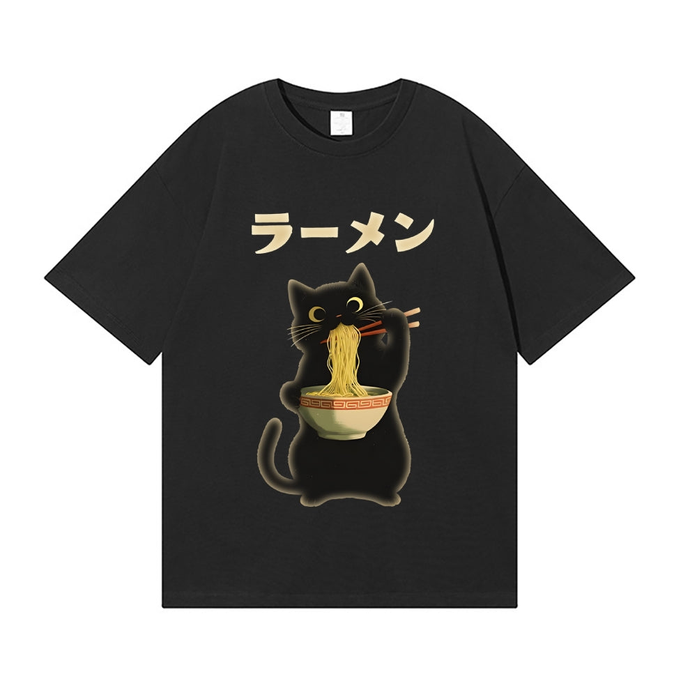 Ramen Cat Japanese Style Classic Tee