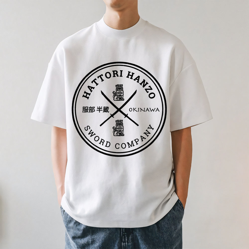 Hattori Hanzo Komainu Okinawa Sword Company Japanese Style Classic Tee