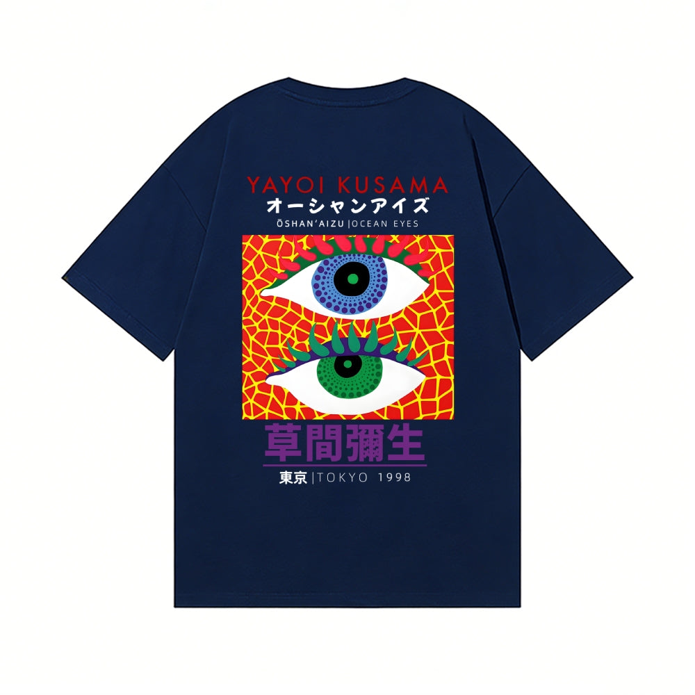 Yayoi Kusama Eyes Back Art Cotton Tee