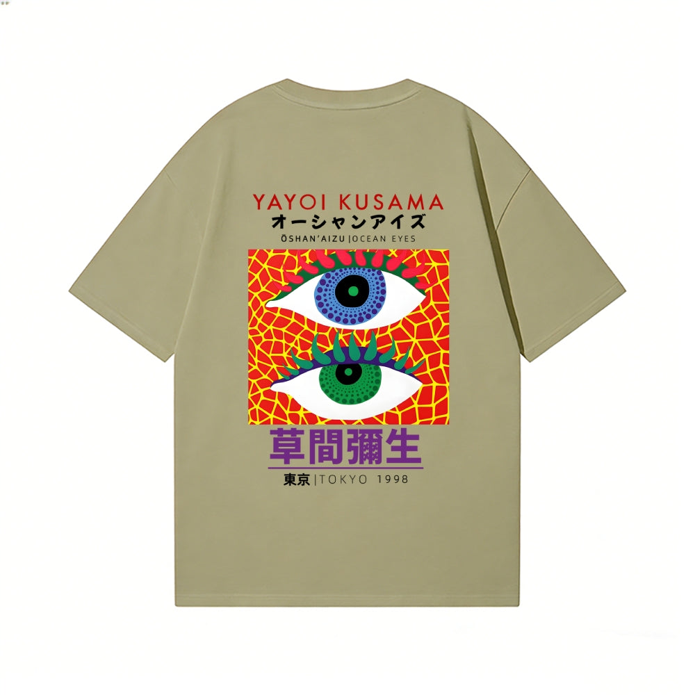 Yayoi Kusama Eyes Back Art Cotton Tee