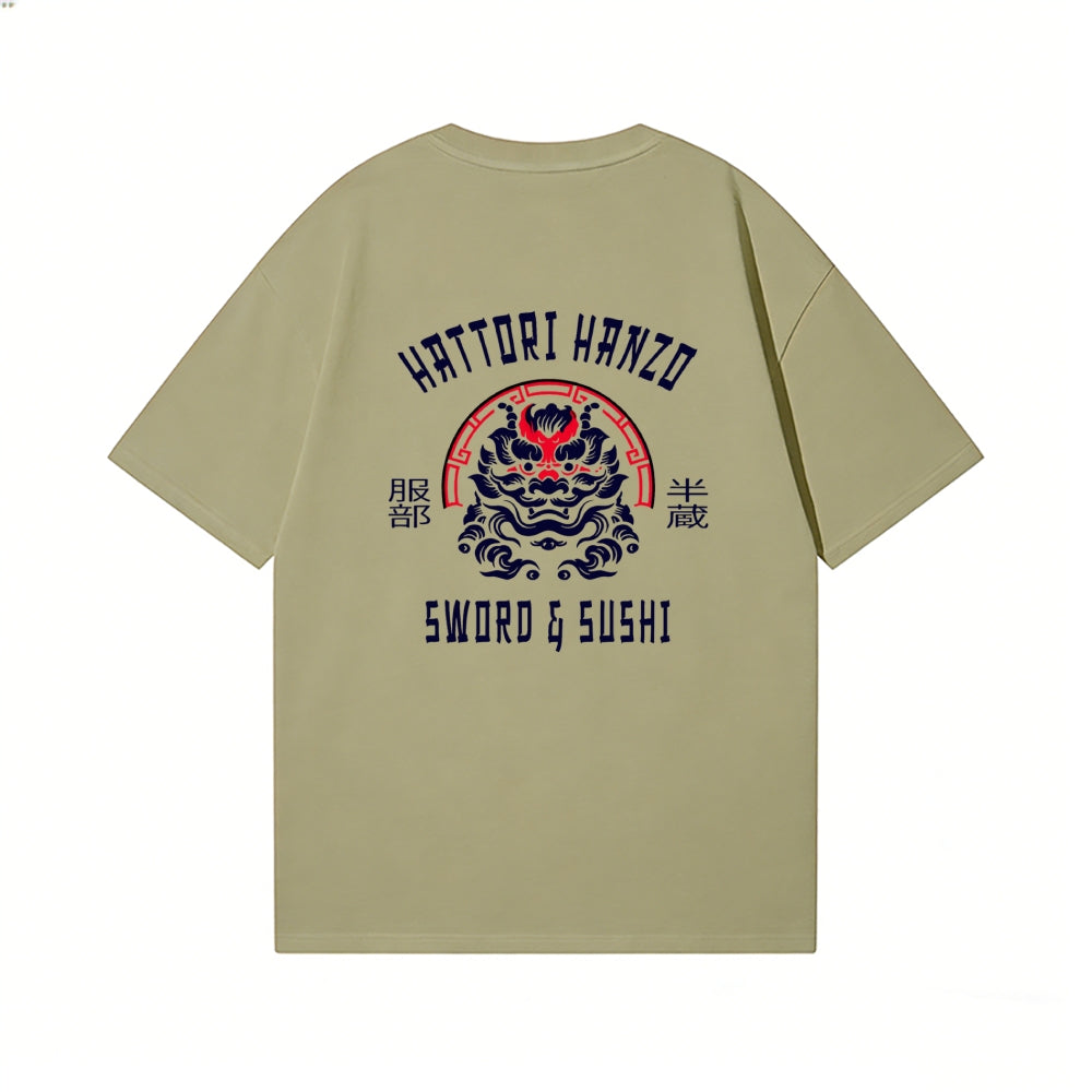 Hattori Hanzo Back Art Cotton Tee