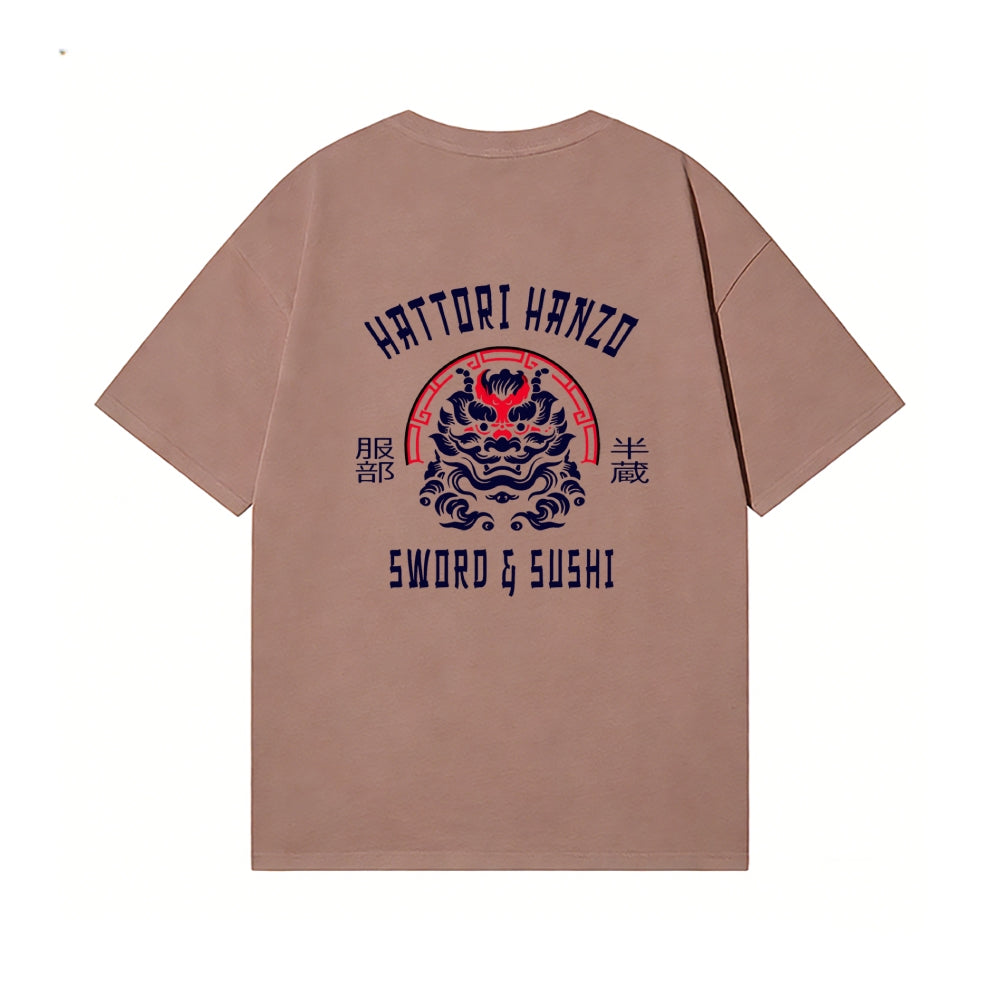 Hattori Hanzo Back Art Cotton Tee