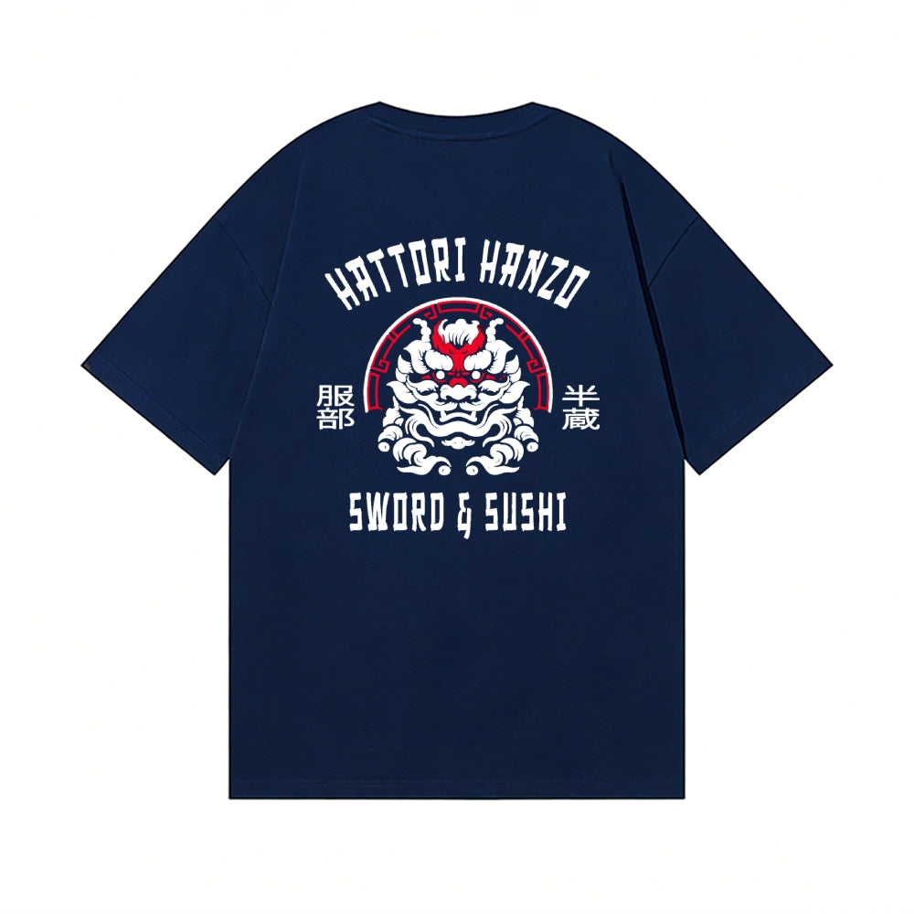 Hattori Hanzo Back Art Cotton Tee
