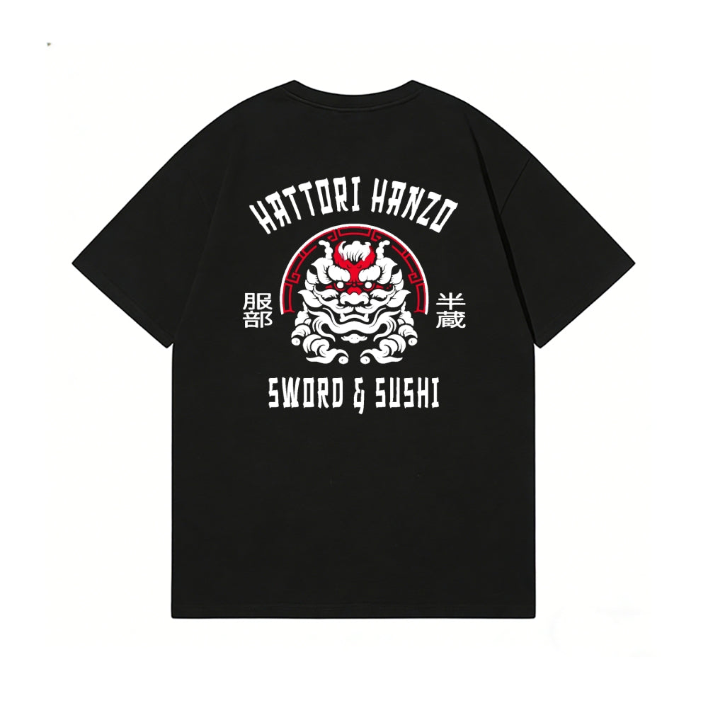 Hattori Hanzo Back Art Cotton Tee