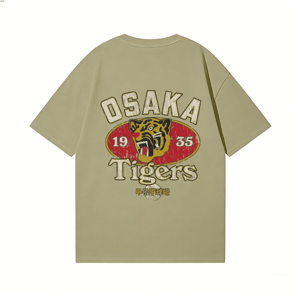 Osaka Tiger Back Art Cotton Tee