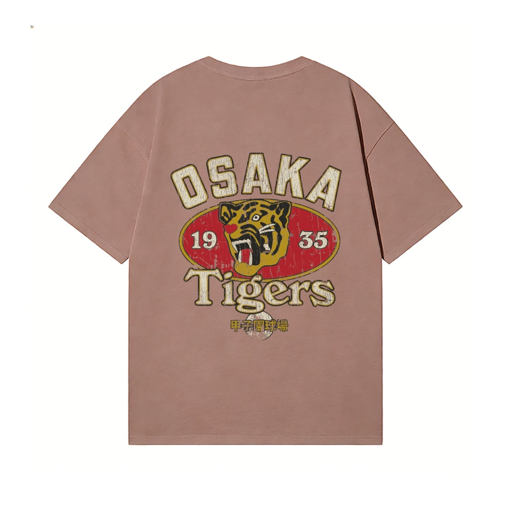 Osaka Tiger Back Art Cotton Tee
