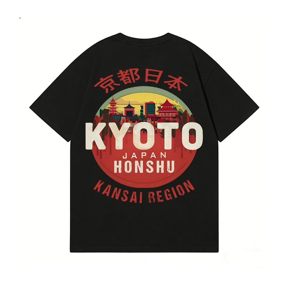 Kyoto Back Art Cotton Tee