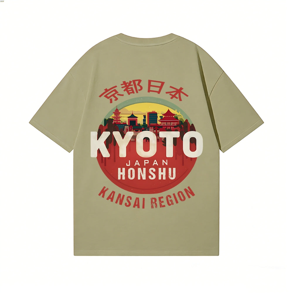 Kyoto Back Art Cotton Tee