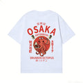 Osaka Dotonbori Drunken Octopus Back Art Cotton Tee
