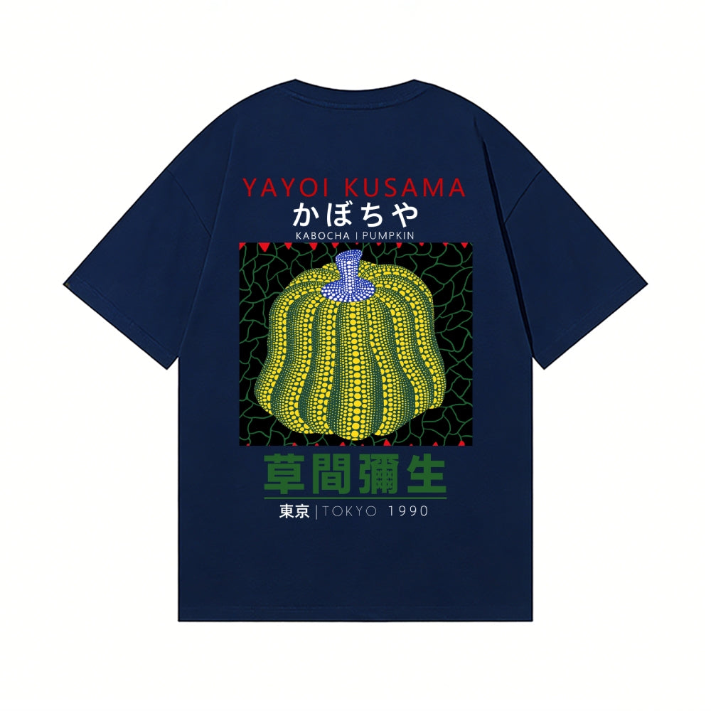 Yayoi Kusama Pumpkin Back Art Cotton Tee