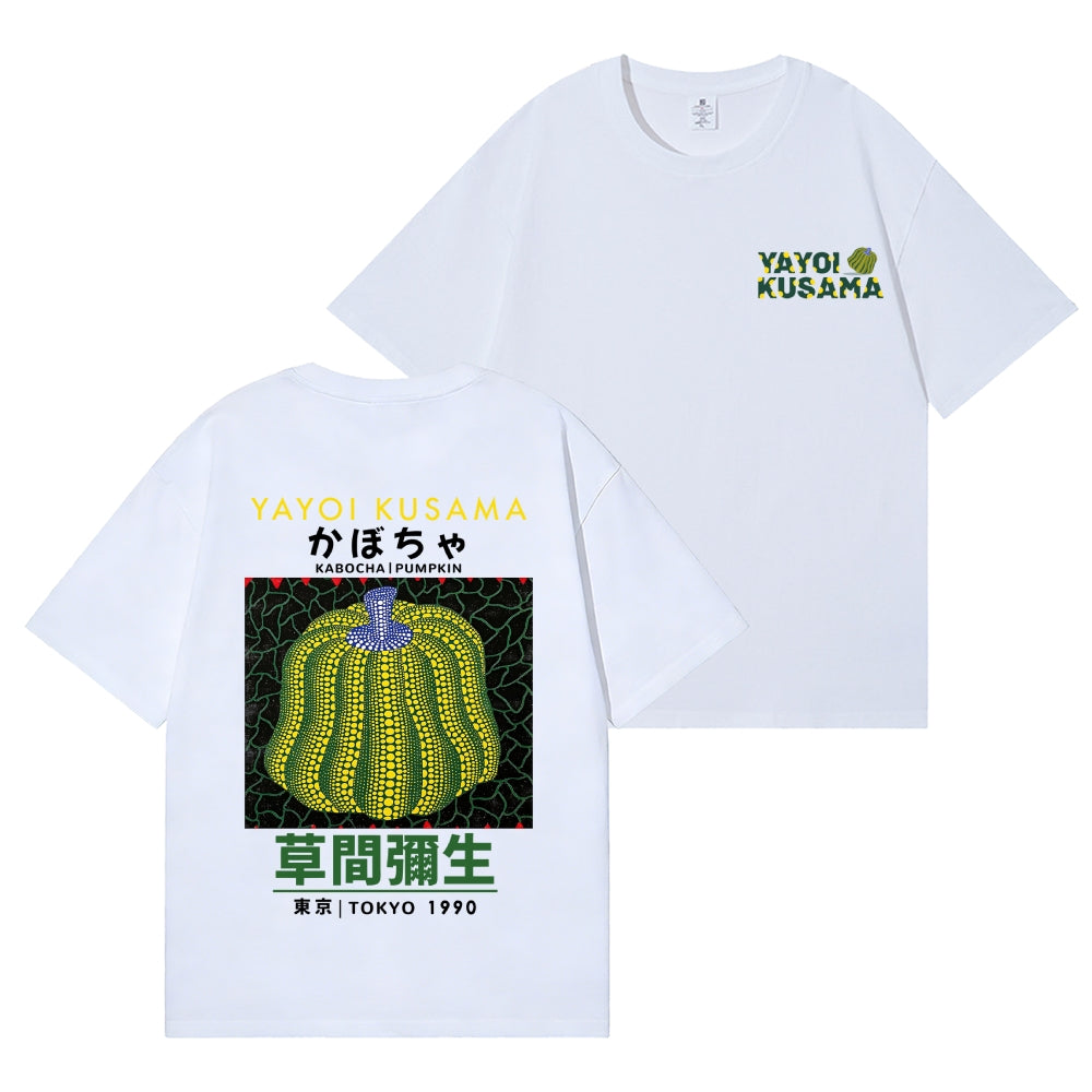 Yayoi Kusama Pumpkin Back Art Cotton Tee
