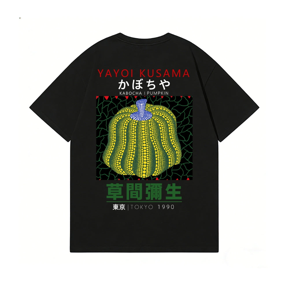 Yayoi Kusama Pumpkin Back Art Cotton Tee