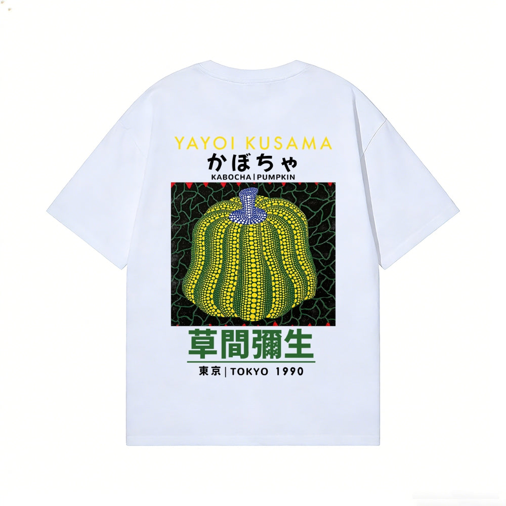 Yayoi Kusama Pumpkin Back Art Cotton Tee