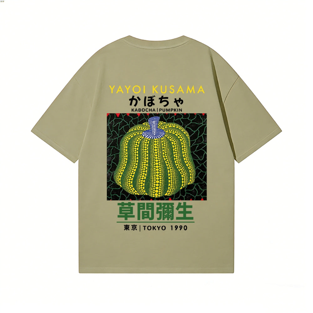 Yayoi Kusama Pumpkin Back Art Cotton Tee