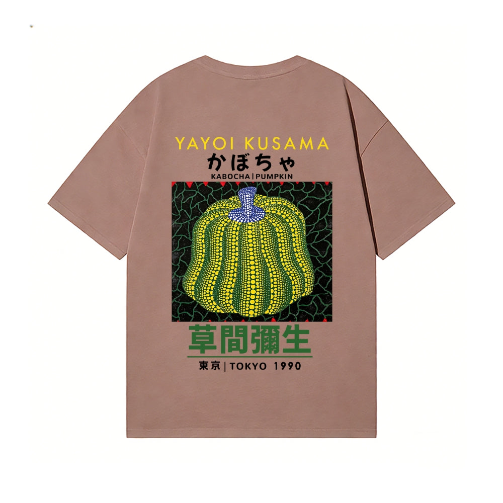 Yayoi Kusama Pumpkin Back Art Cotton Tee