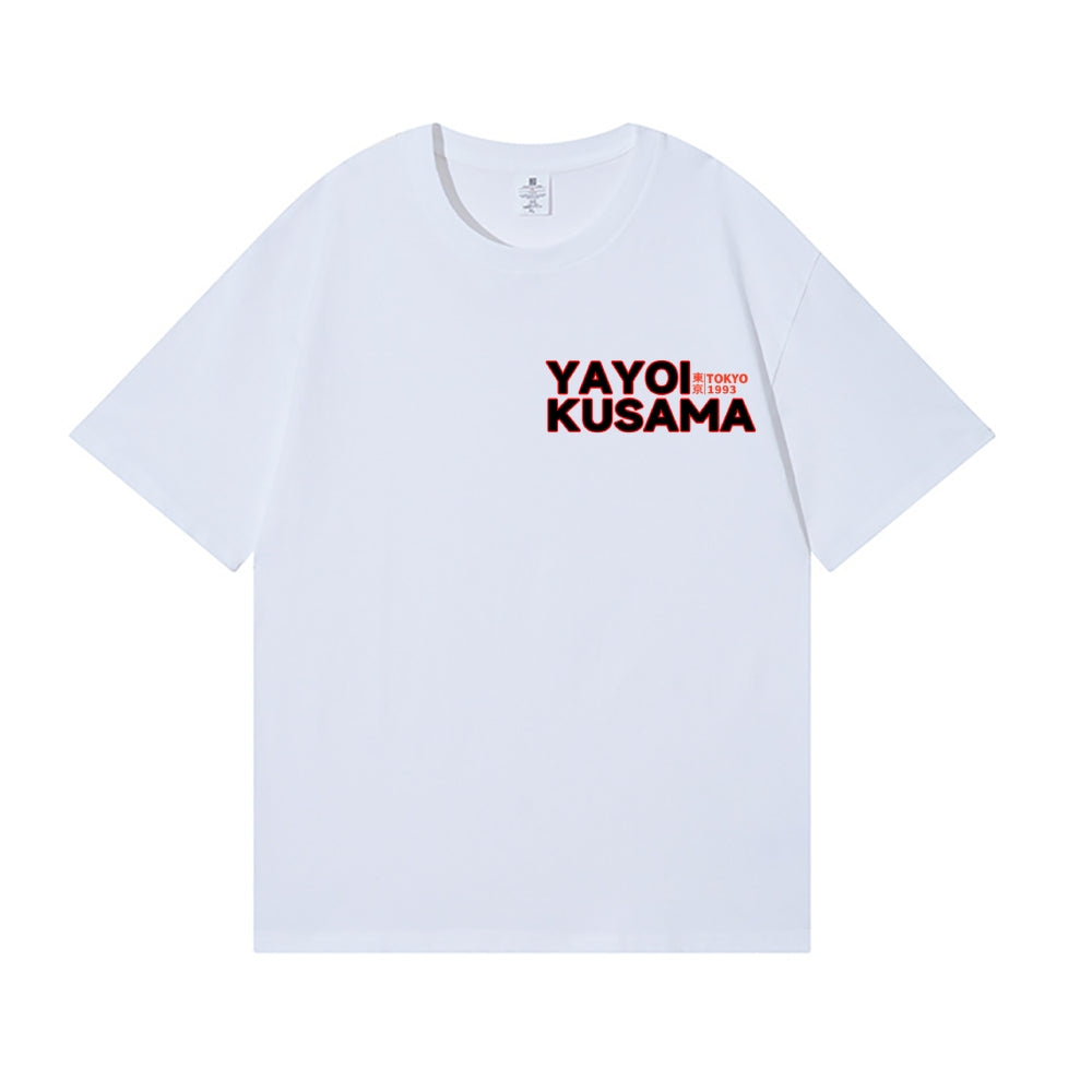 Yayoi Kusama Mushroom Back Art Cotton Tee