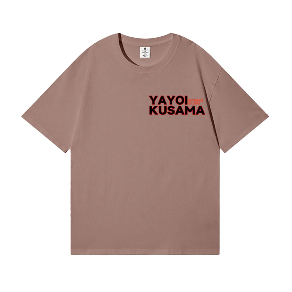 Yayoi Kusama Mushroom Back Art Cotton Tee
