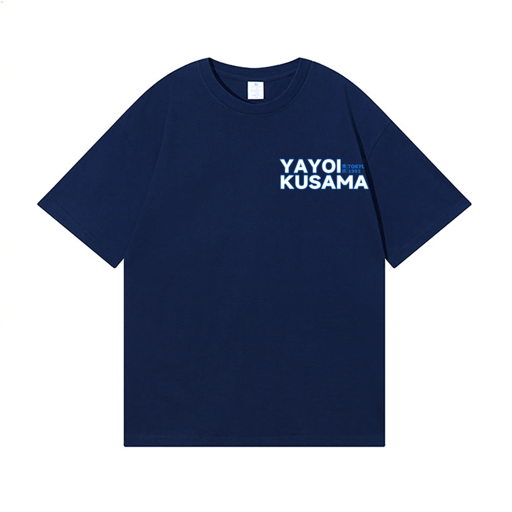Yayoi Kusama Mushroom Back Art Cotton Tee