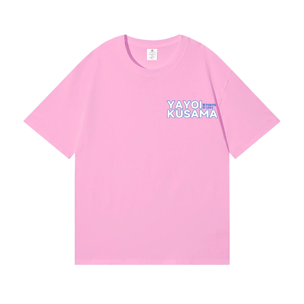 Yayoi Kusama Mushroom Back Art Cotton Tee