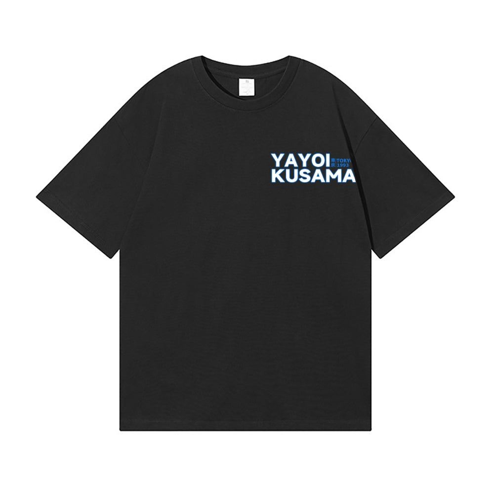 Yayoi Kusama Mushroom Back Art Cotton Tee