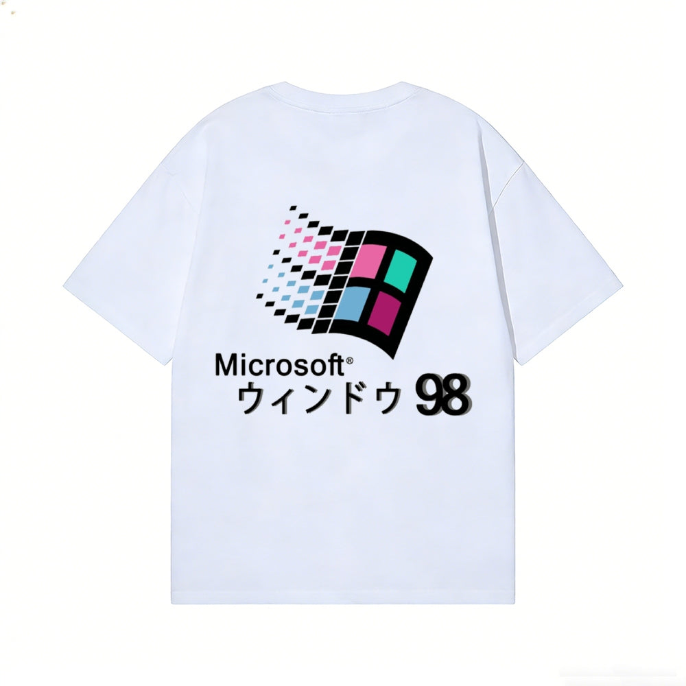 Microsoft Wave 98 Back Art Cotton Tee