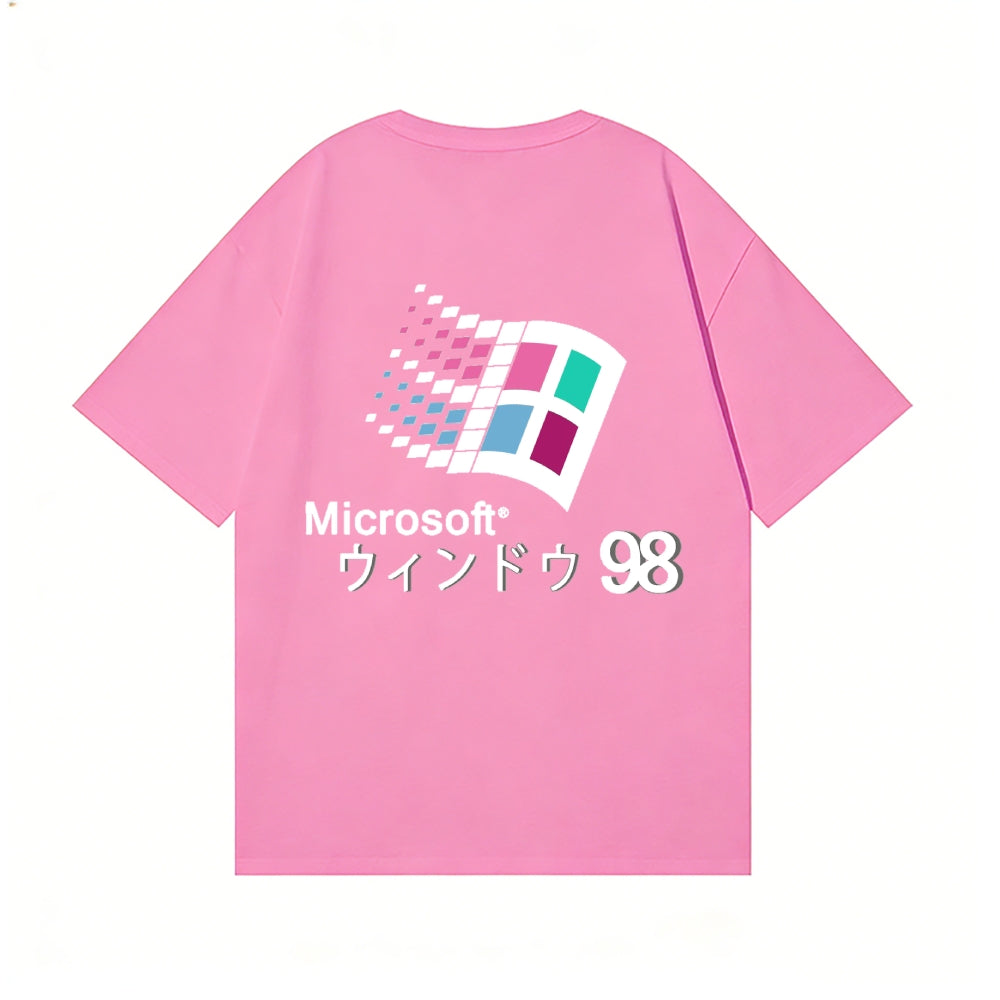 Microsoft Wave 98 Back Art Cotton Tee