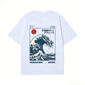 Great Wave Back Art Cotton Tee