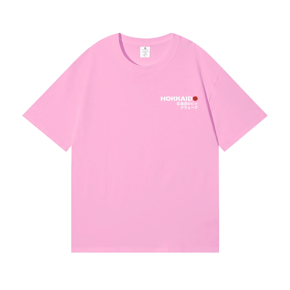 Great Wave Back Art Cotton Tee