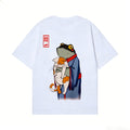 Frog Cat Back Art Cotton Tee