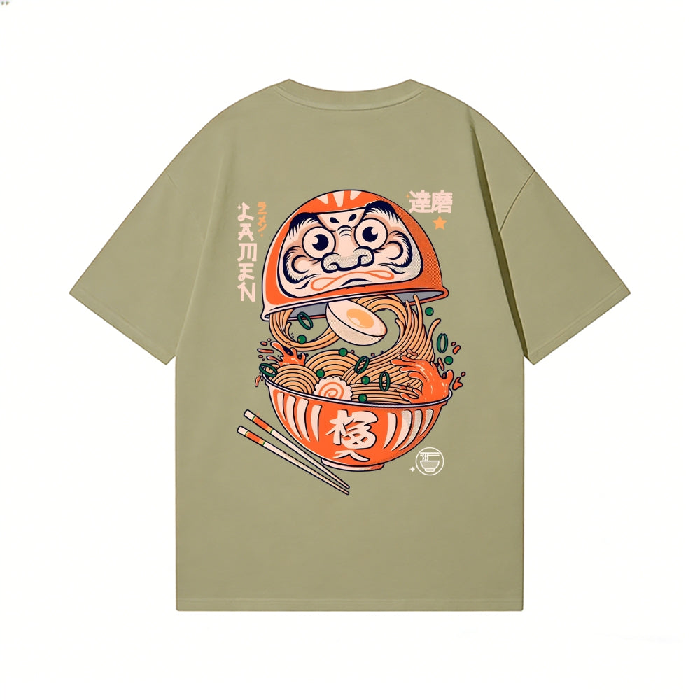 Daruma Back Art Cotton Tee
