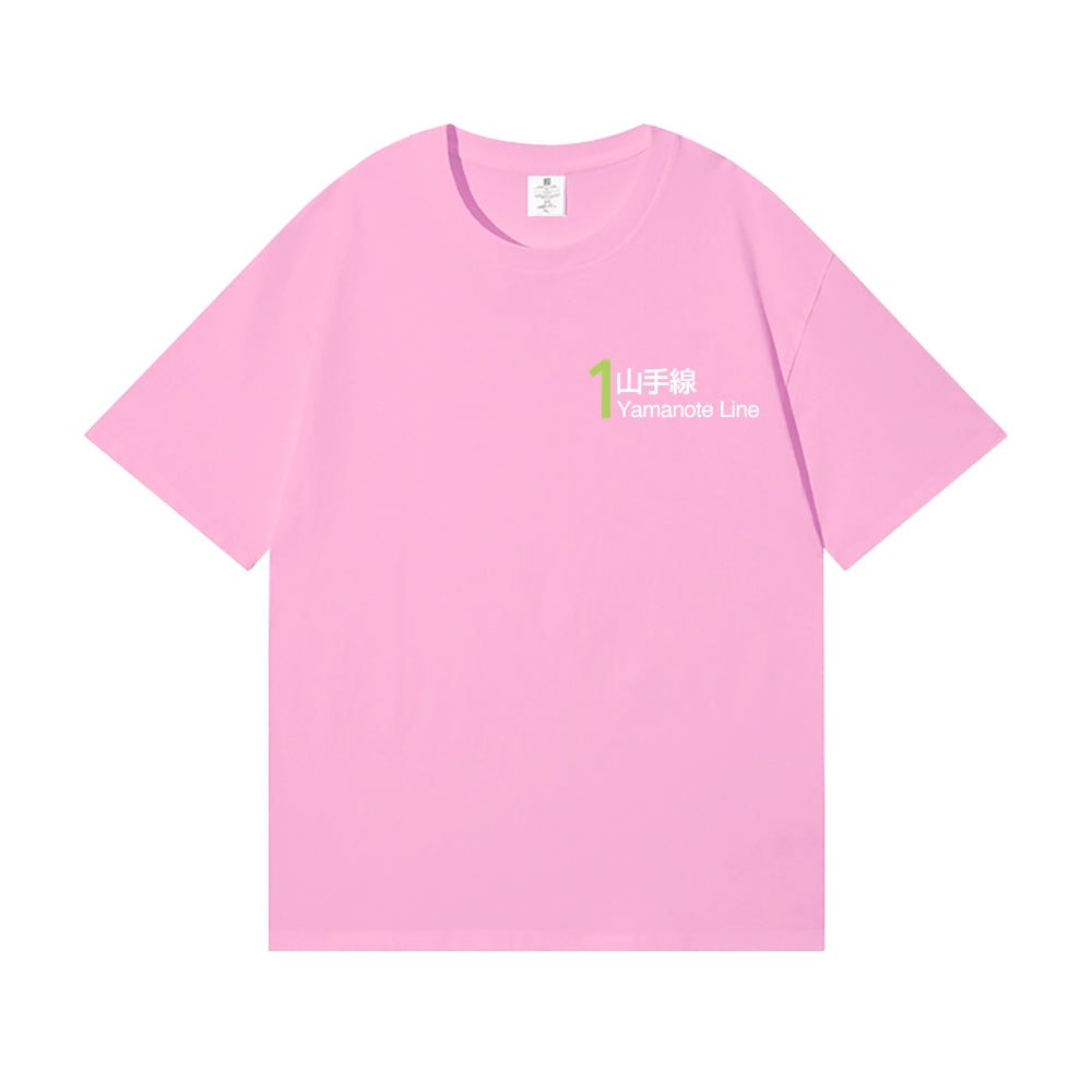 Yamanote Line Back Art Cotton Tee
