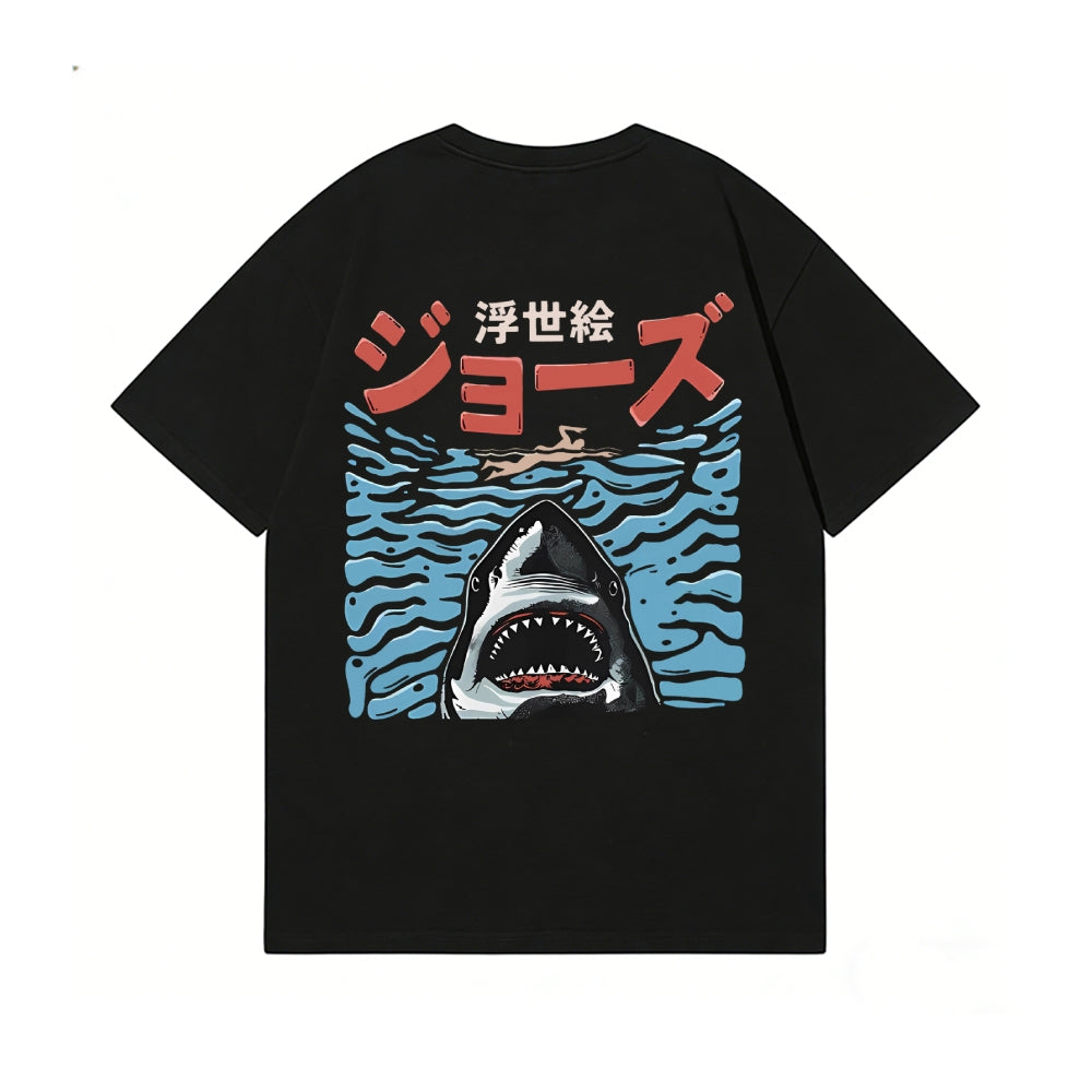 Jaws Back Art Cotton Tee