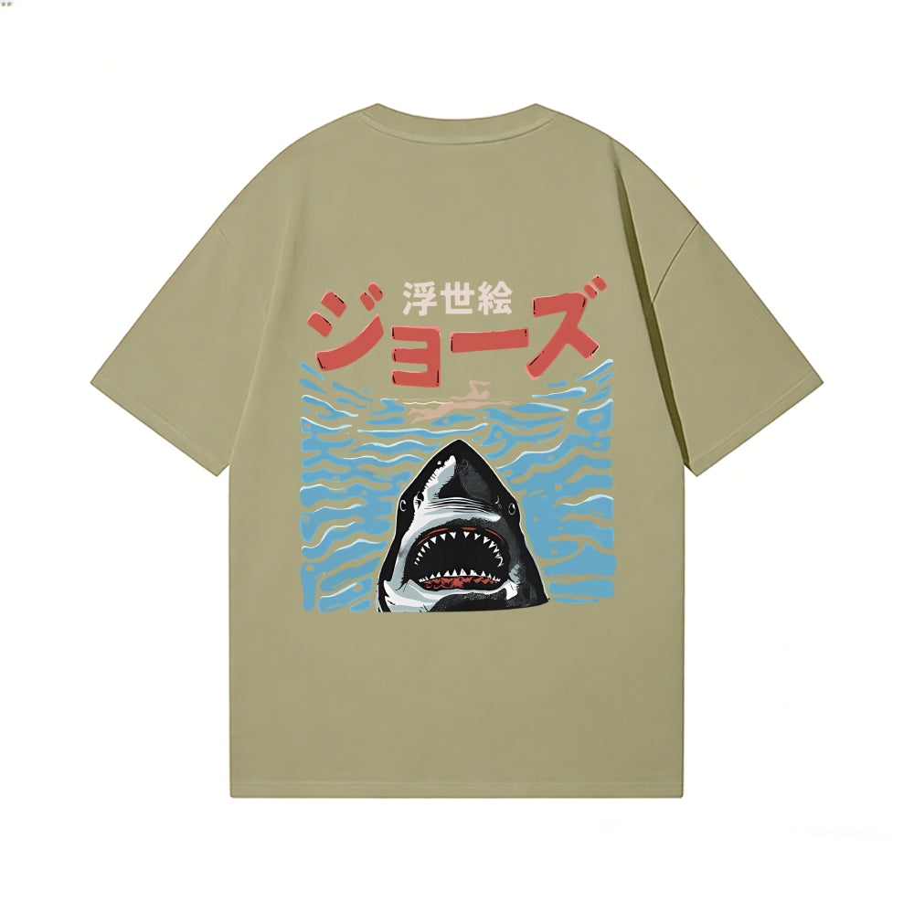 Jaws Back Art Cotton Tee