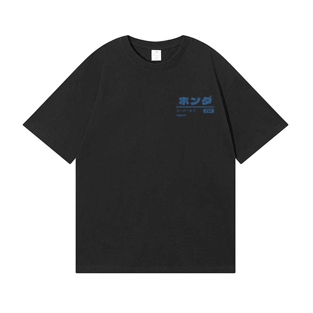 Honda C50 Bike Back Art Cotton Tee