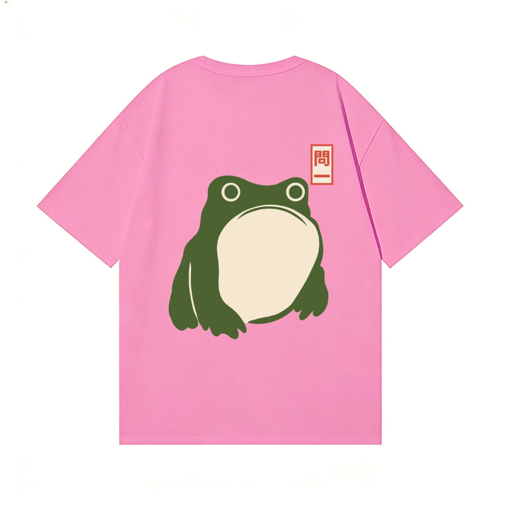 Frog Back Art Cotton Tee