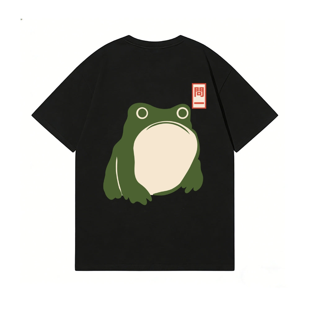 Frog Back Art Cotton Tee