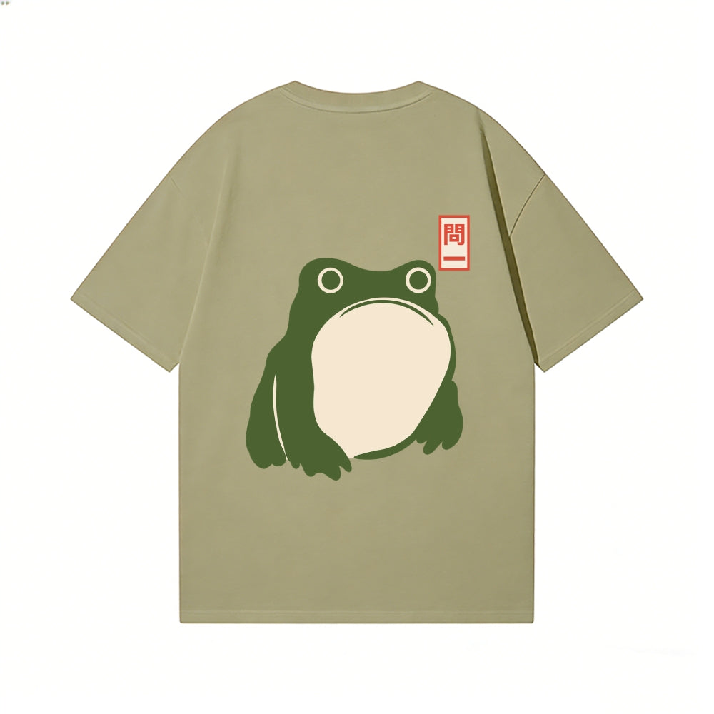 Frog Back Art Cotton Tee