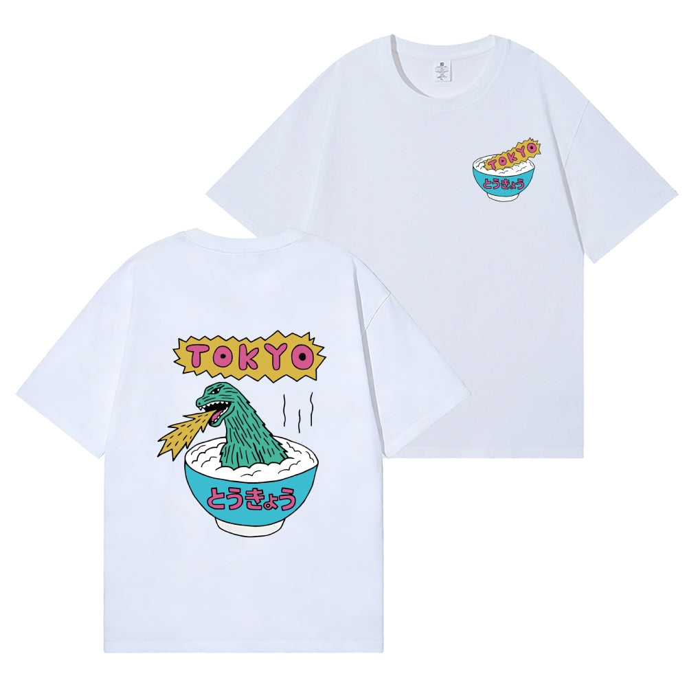 Tokyo Kaiju Back Art Cotton Tee