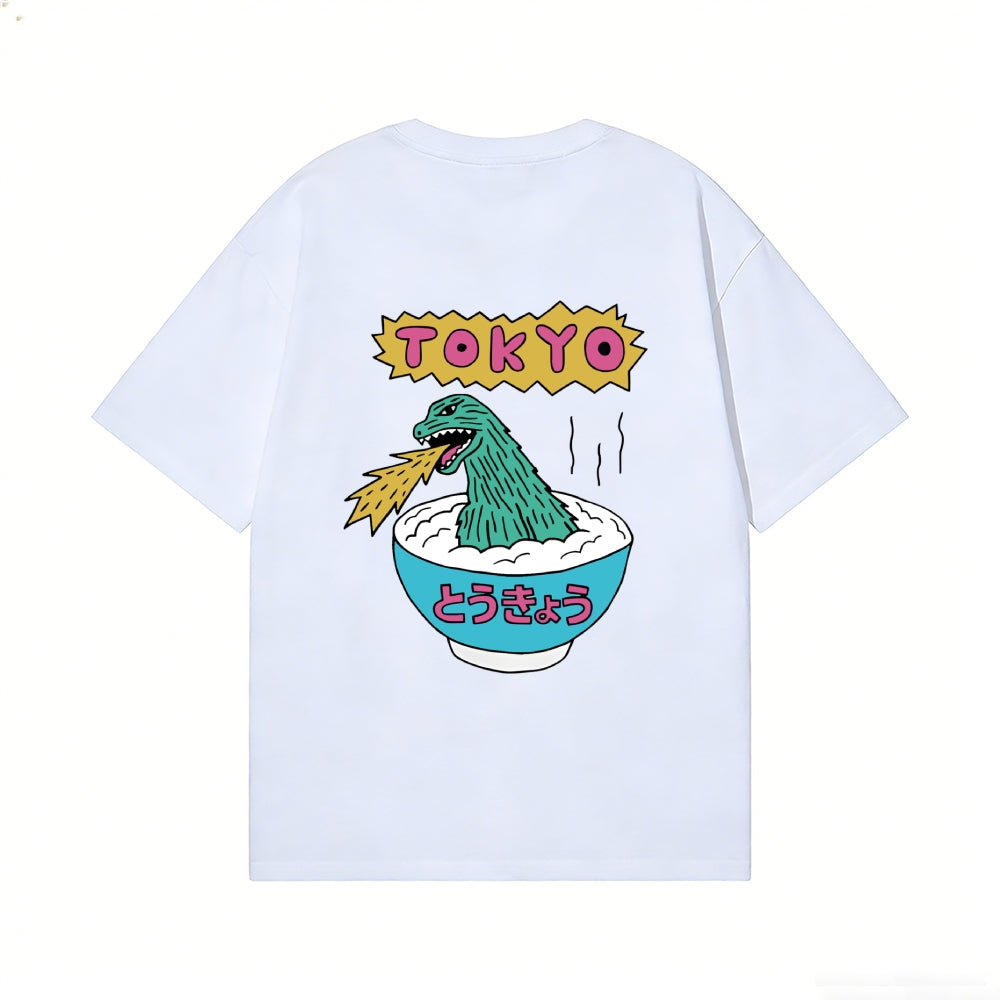 Tokyo Kaiju Back Art Cotton Tee
