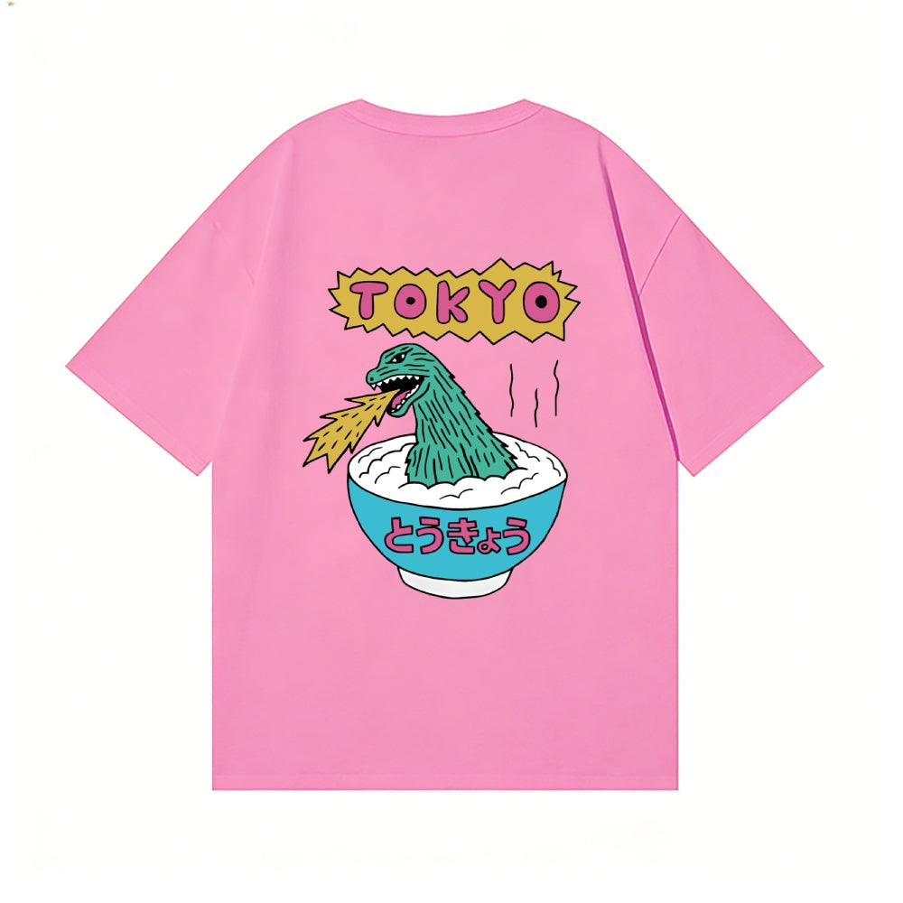 Tokyo Kaiju Back Art Cotton Tee