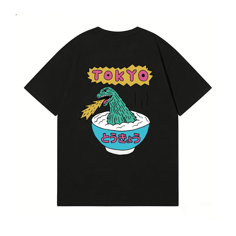Tokyo Kaiju Back Art Cotton Tee
