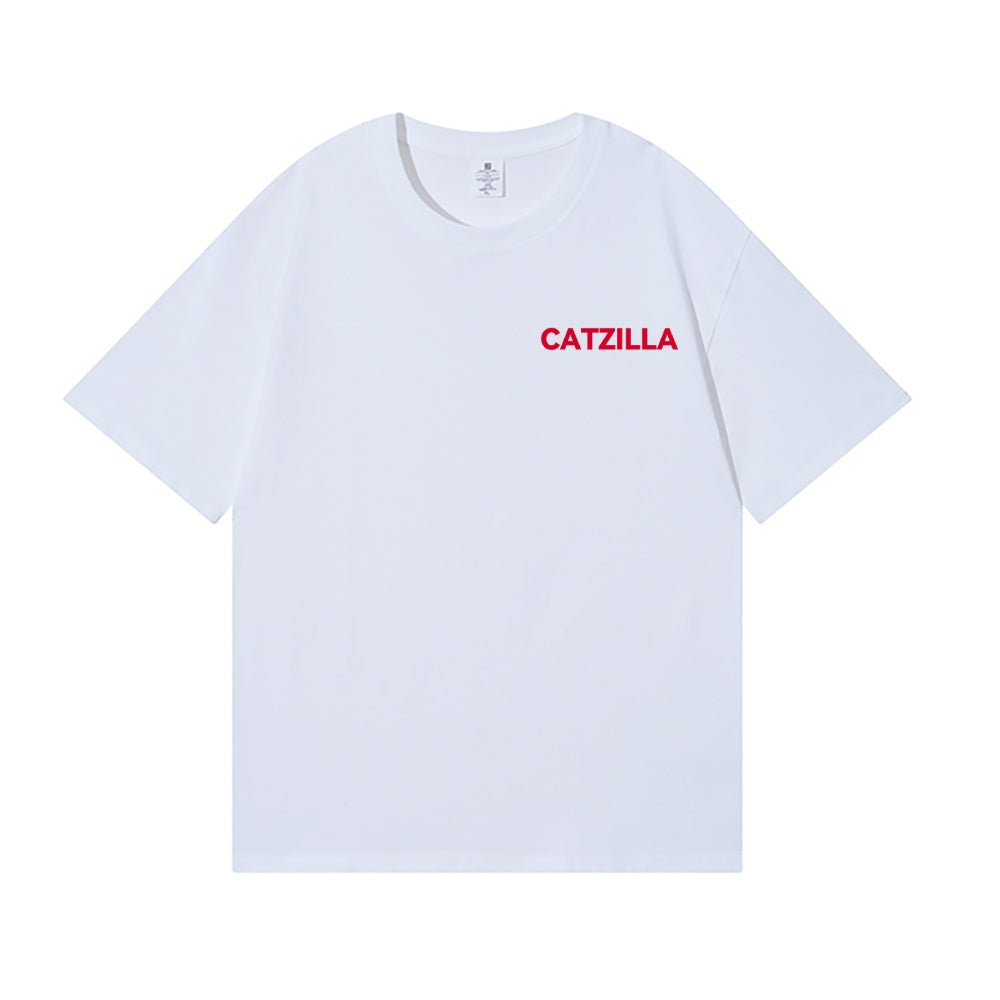 Catzilla Back Art Cotton Tee