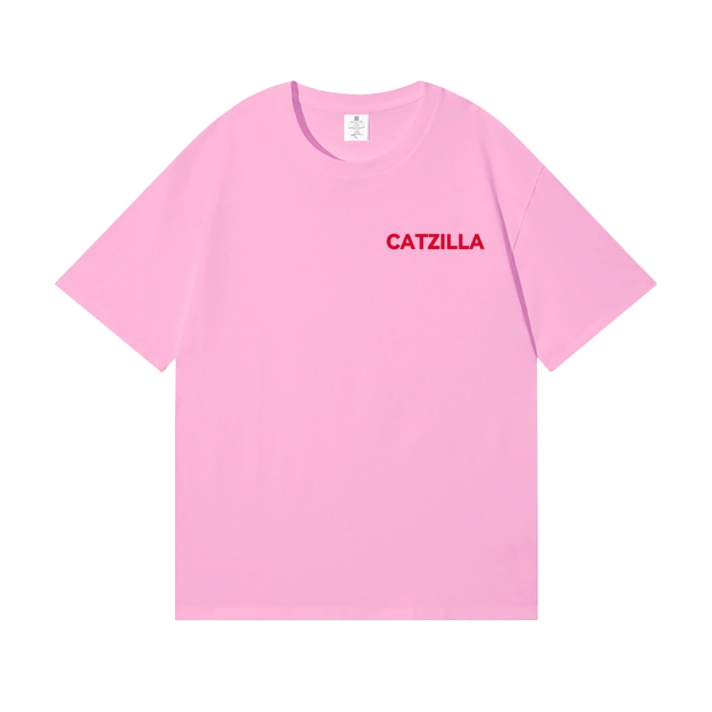 Catzilla Back Art Cotton Tee