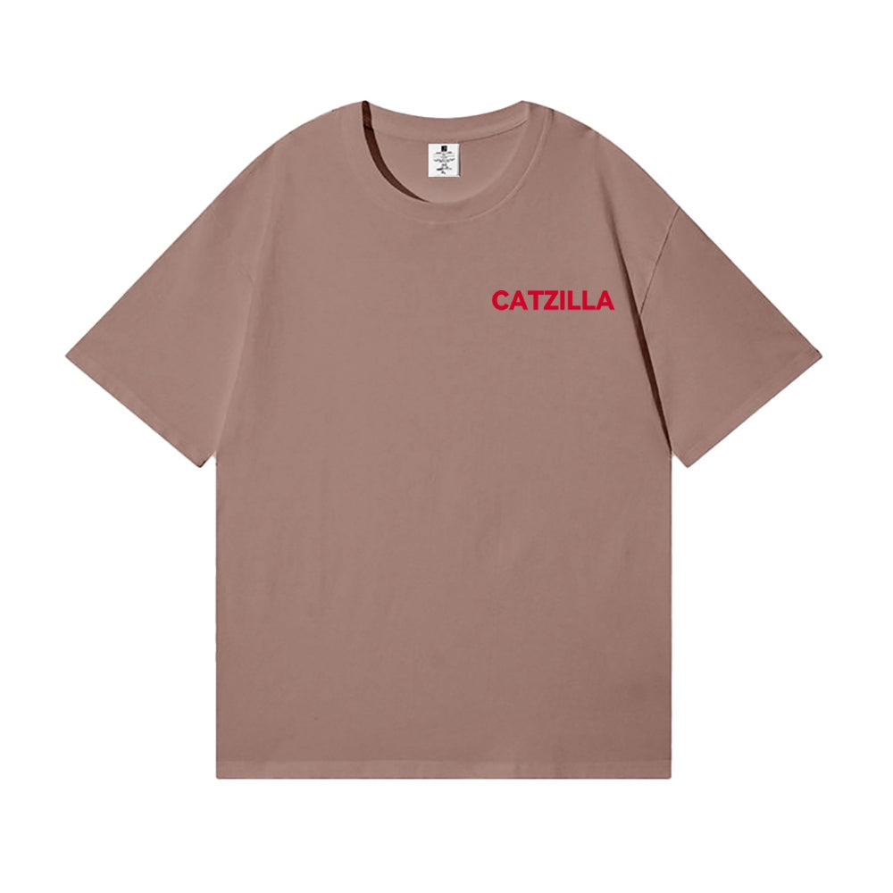 Catzilla Back Art Cotton Tee