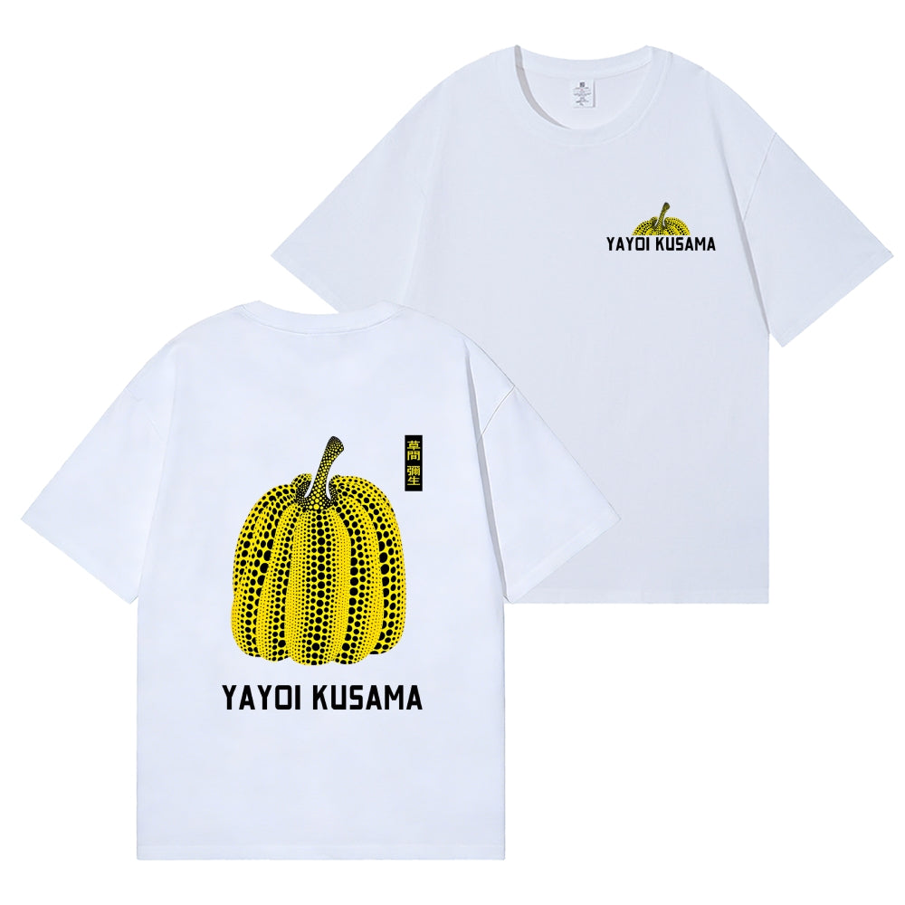 Yayoi Kusama Pumpkin Back Art Cotton Tee