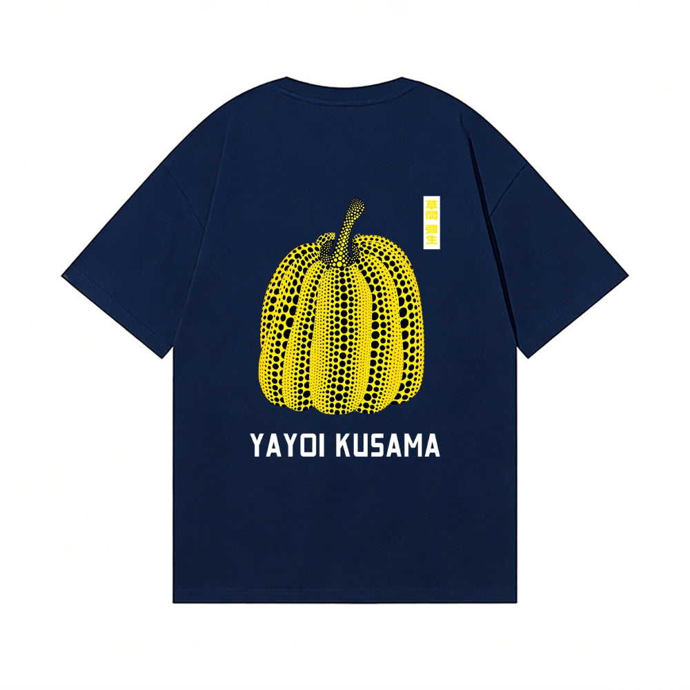 Yayoi Kusama Pumpkin Back Art Cotton Tee