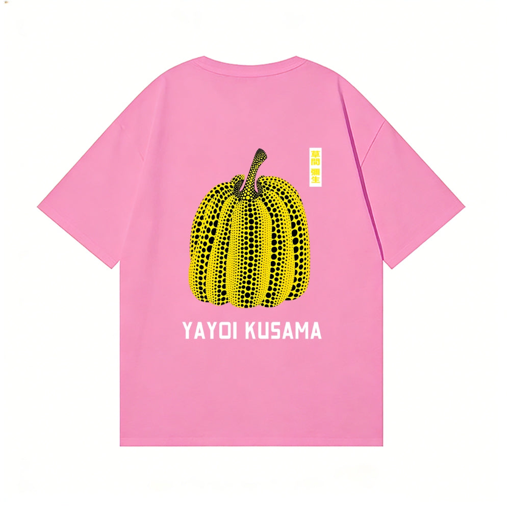 Yayoi Kusama Pumpkin Back Art Cotton Tee