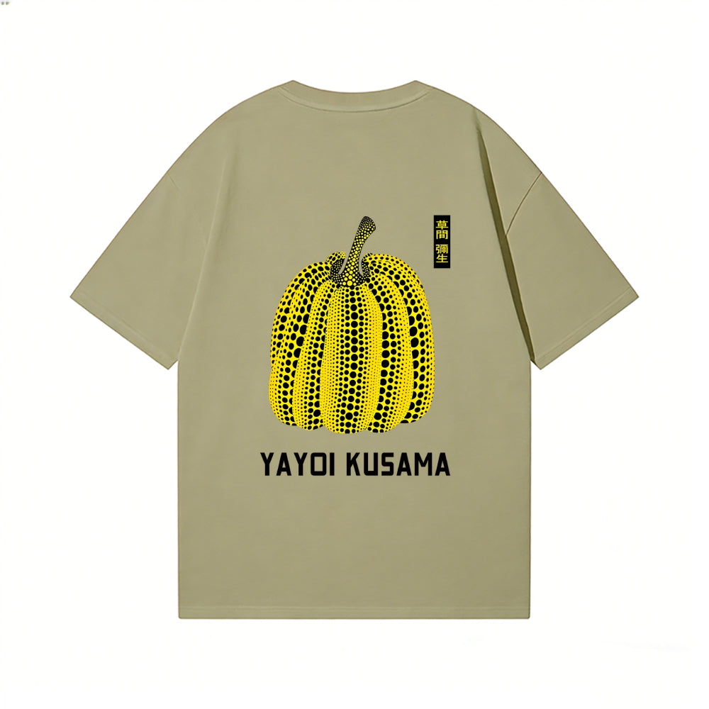 Yayoi Kusama Pumpkin Back Art Cotton Tee